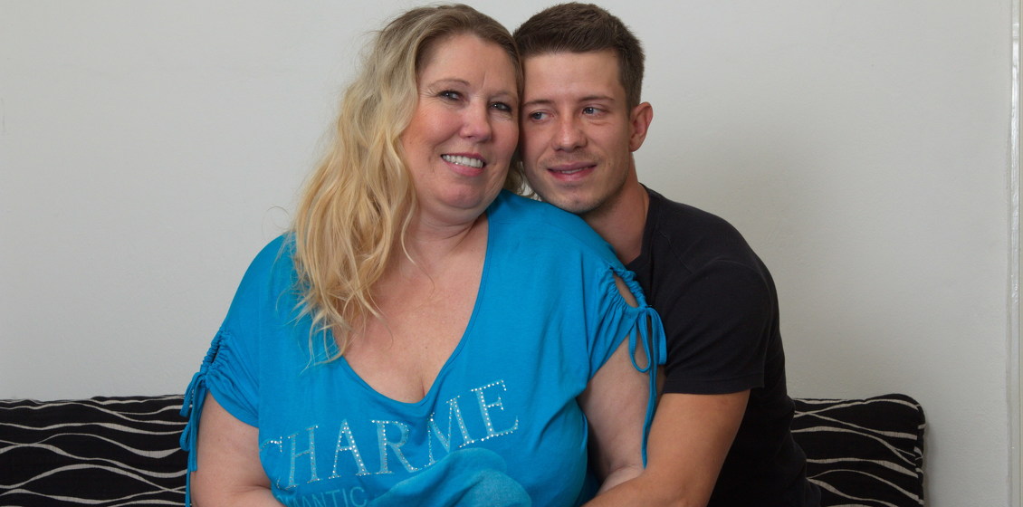 Curvy Big Breasted Cougar Having Fun with Her Toyboy