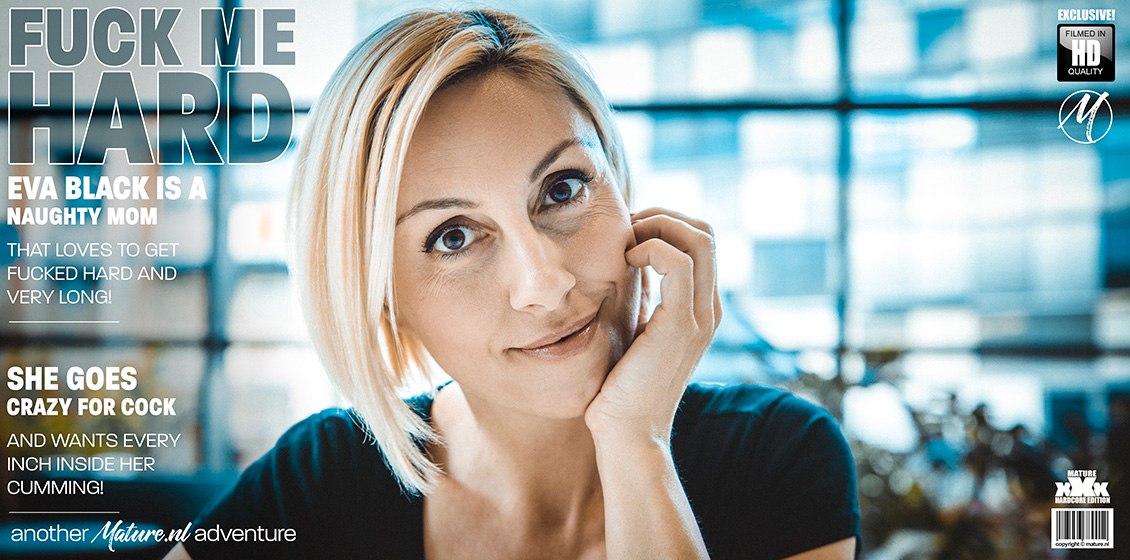 Hot Mom Eva Black Loves Riding and Sucking a Big Massive Cock