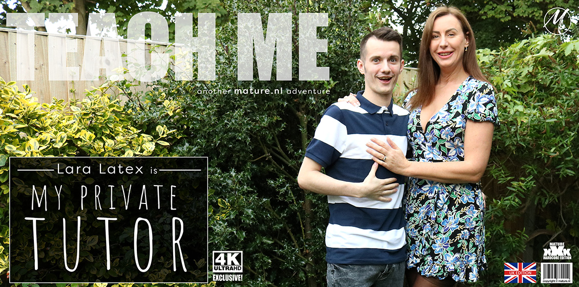 Naughty Lara Latex Is Tutoring Her Toyboy in Sex Lessons