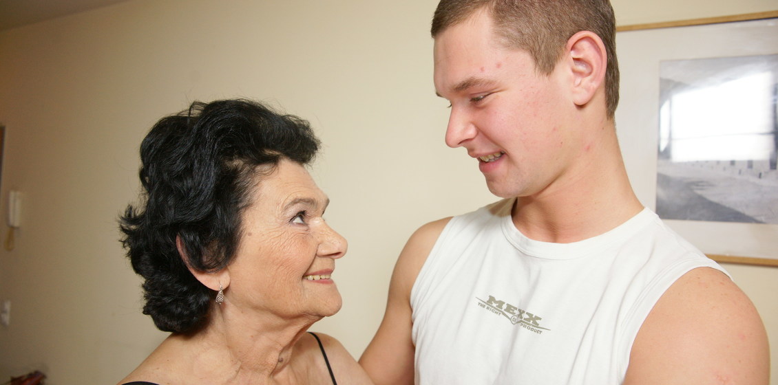 Hairy Granny Gets Breakfast in Bed From Her Toy Boy. and Then Some...