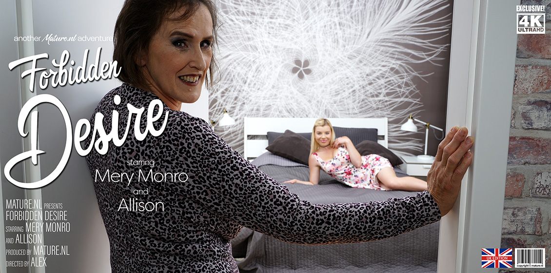 British Granny Allison Seduces Sexy Young Teen and Has Her Hairy Muff Eaten