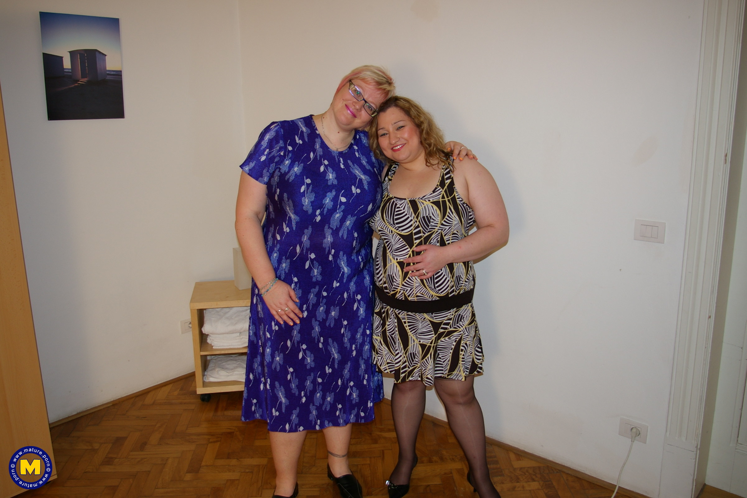 Two Chubby Lesbians Fucking Each Other