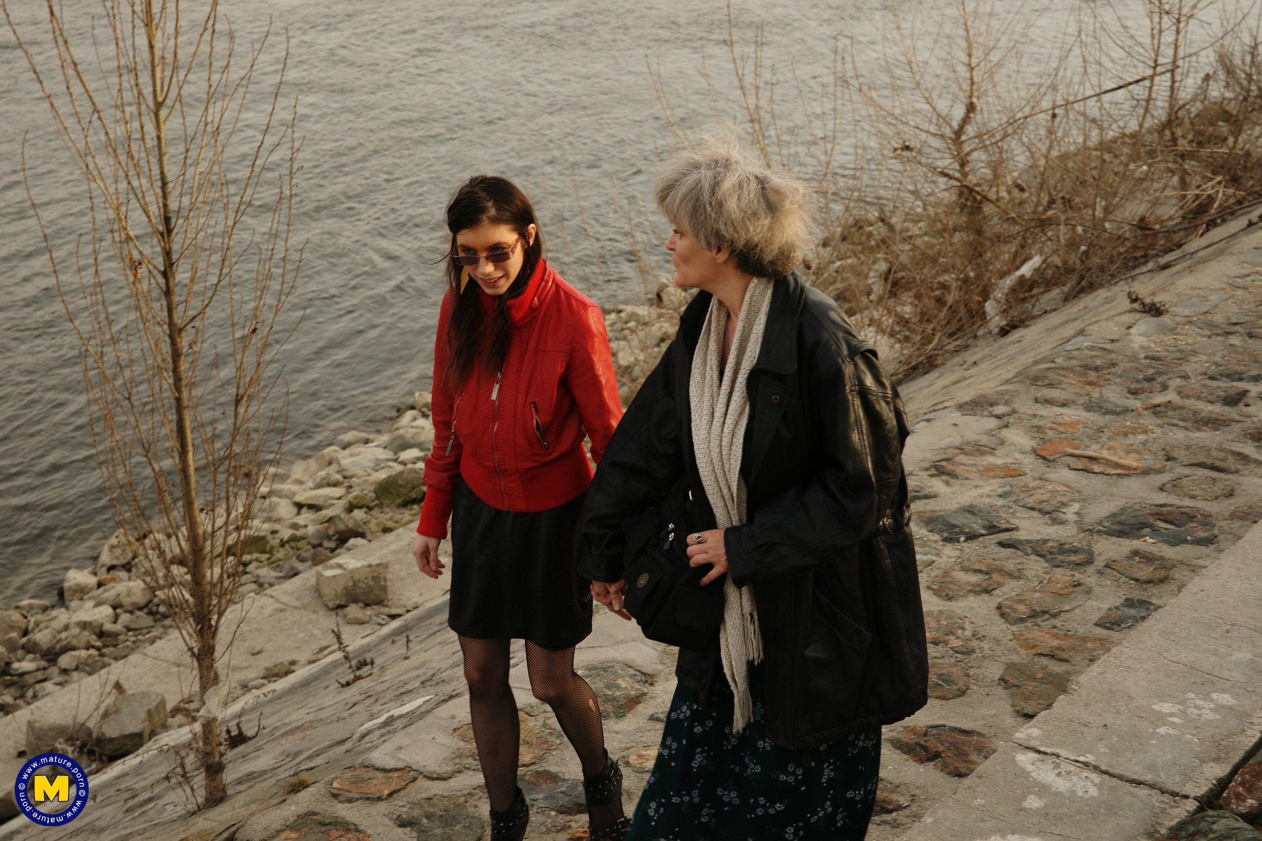 Teen Loves to Lick Her Stepgrandmother