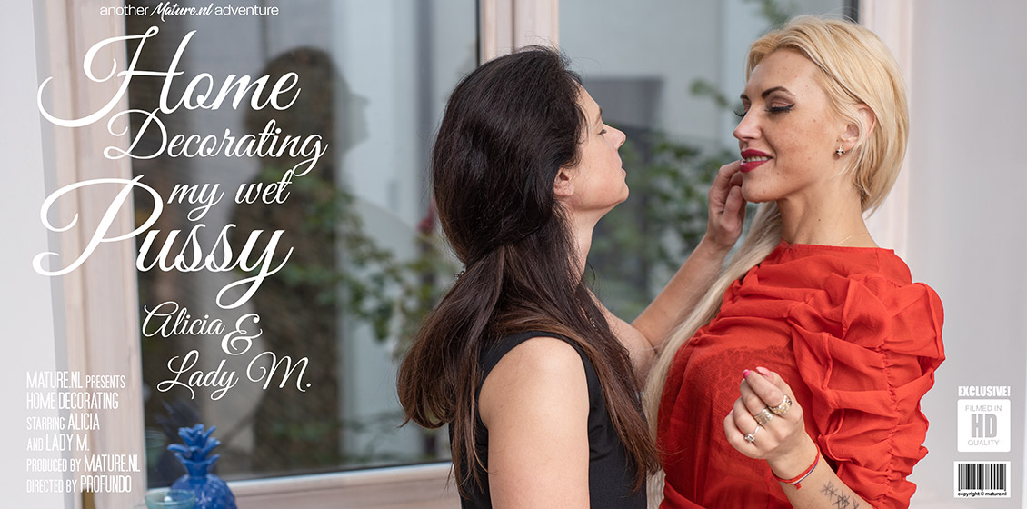 Home Decorating Turns Into a Hot and Wet Lesbian Encounter