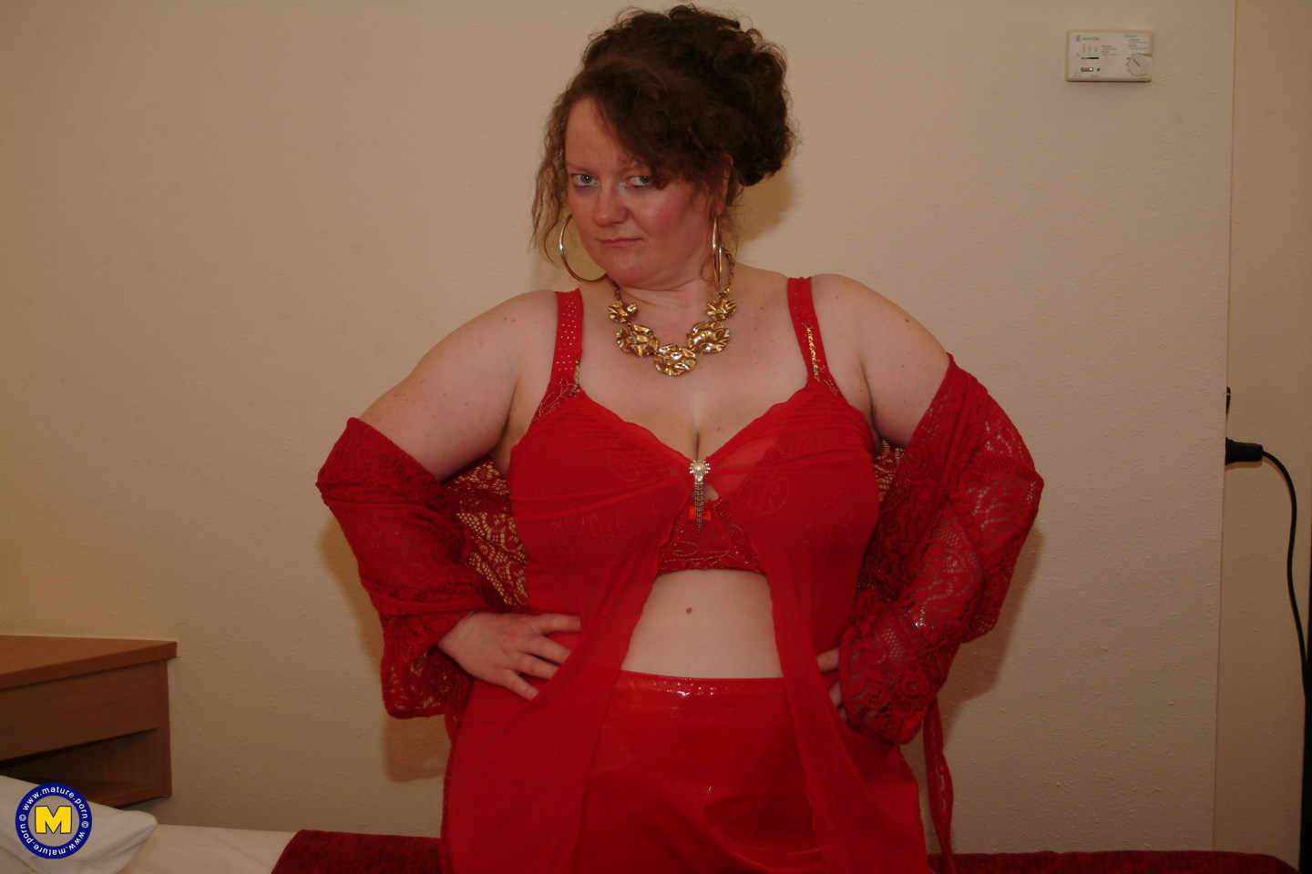 Big Titted German Housewife Jasmina Playing with Her Toys in Her Porn Debut for Mature.nl