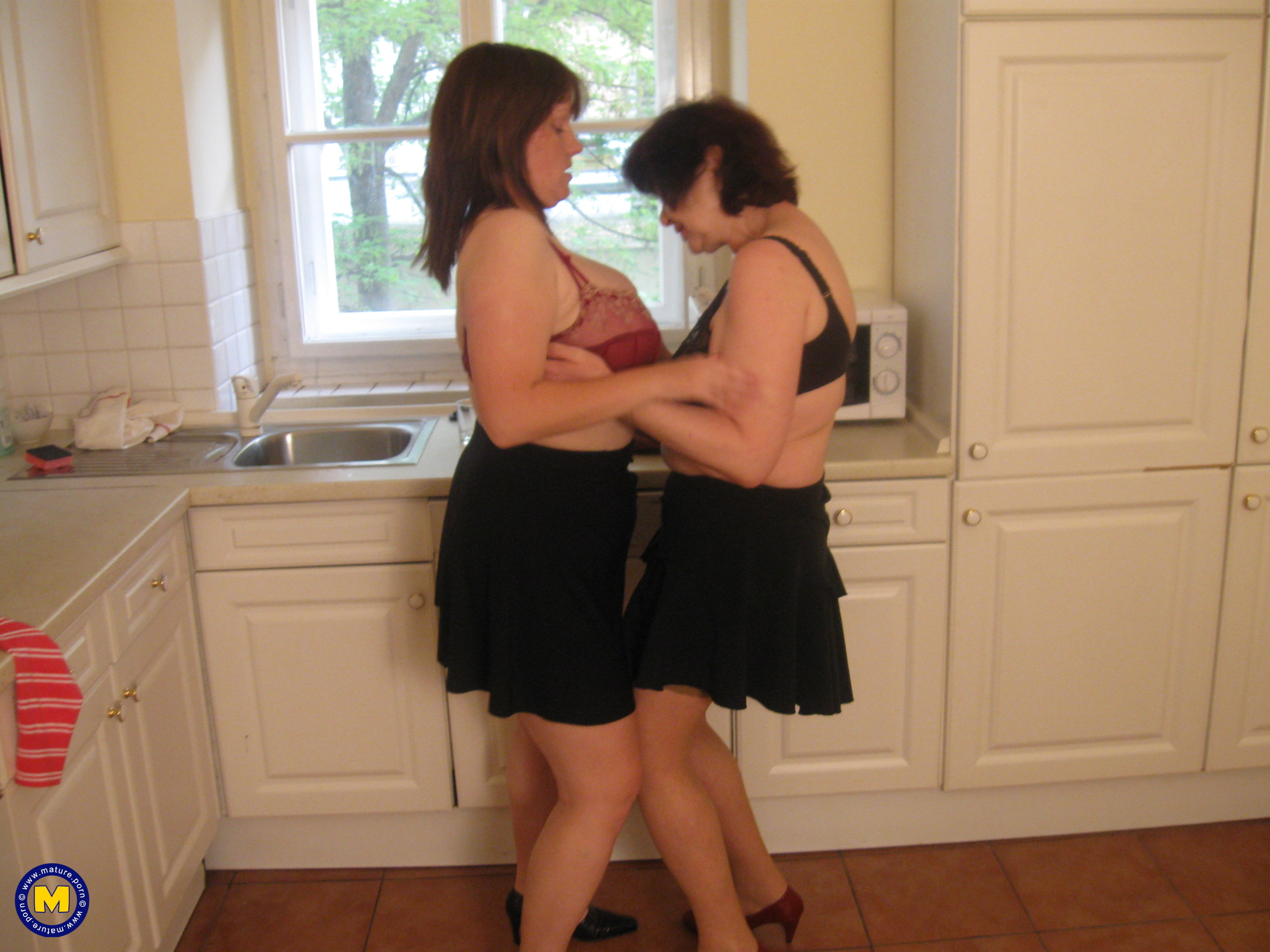 Big Titted Teen Doing Her Older Lesbian Neighbour