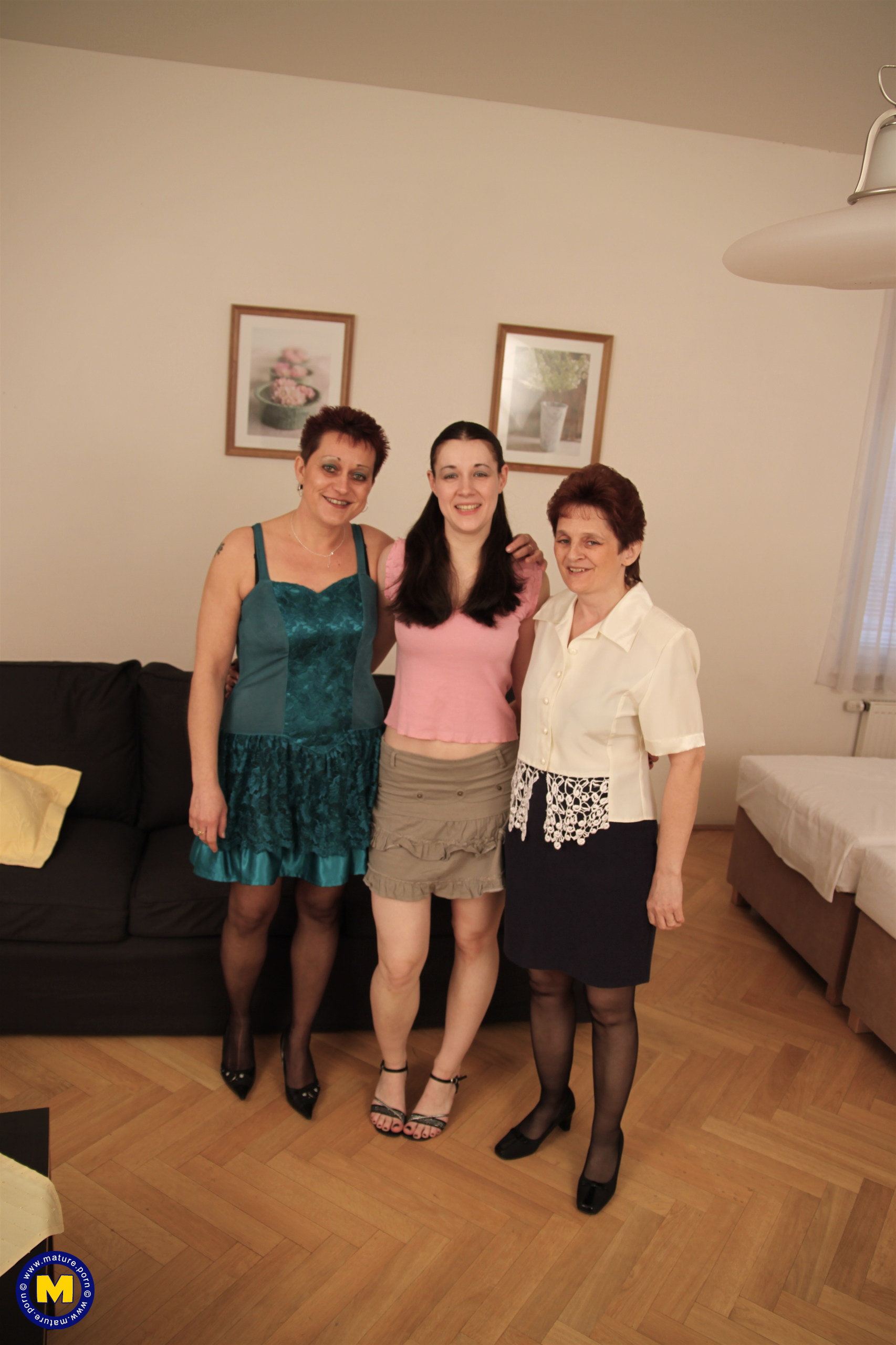 Kinky Lesbian Teen Gets Seduced By Two Mature Lesbians