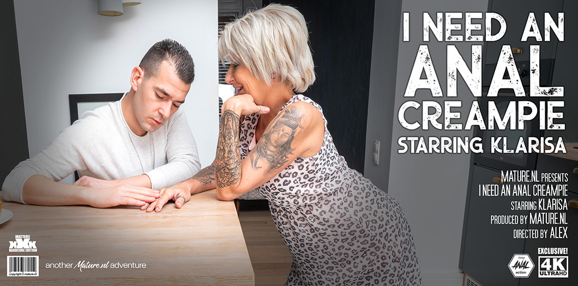 Hot MILF Klarisa Is Ready and Longing for Her Anal Creampie